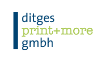 Logo ditges print + more gmbh